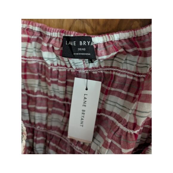 Lane Bryant Illusions Fits that Flatter Top Shirt Blouse Plus Size 38/40 7X - Picture 2 of 3